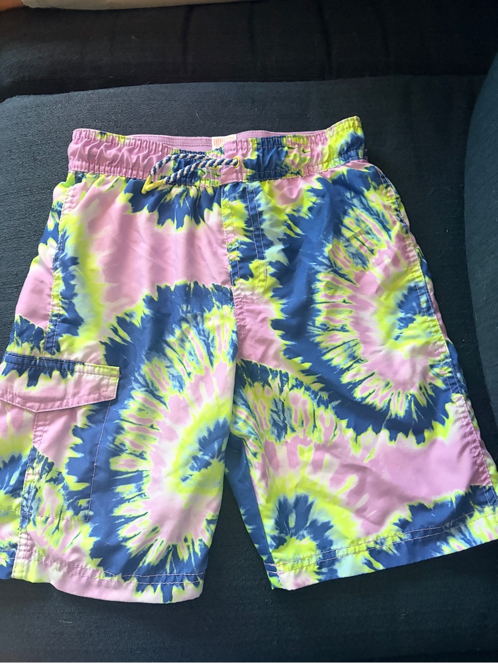 Cat & Jack Lavender Lined Shorts with Hot Pink Details